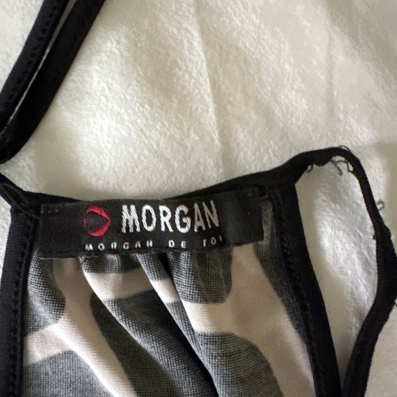 Morgan de Toi Giraffe Print Halter Dress - Picture 4 of 4